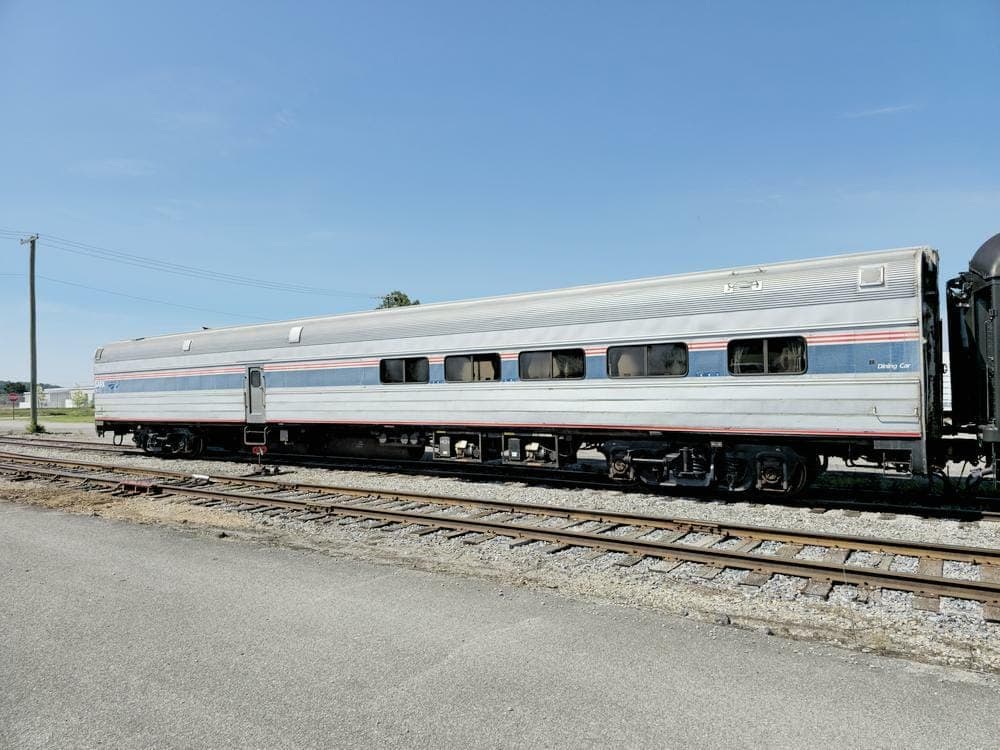 Stainless steel dining car