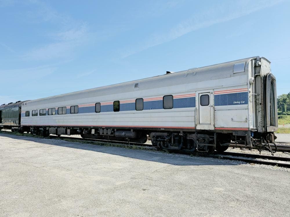 Stainless steel dining car