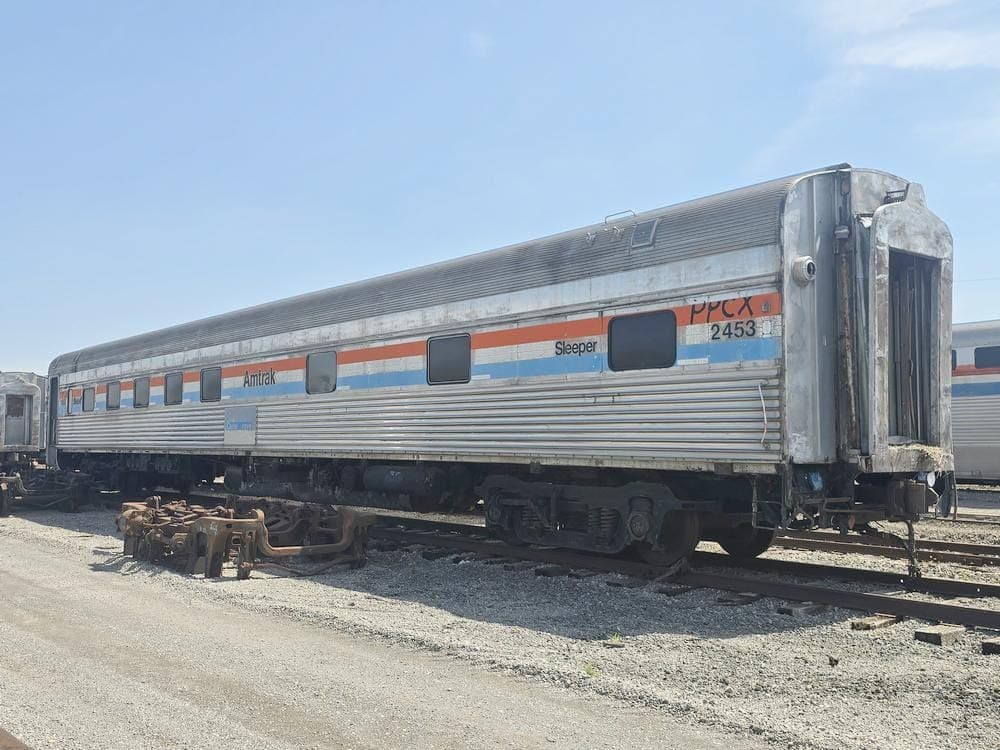 Stainless steel sleeper car